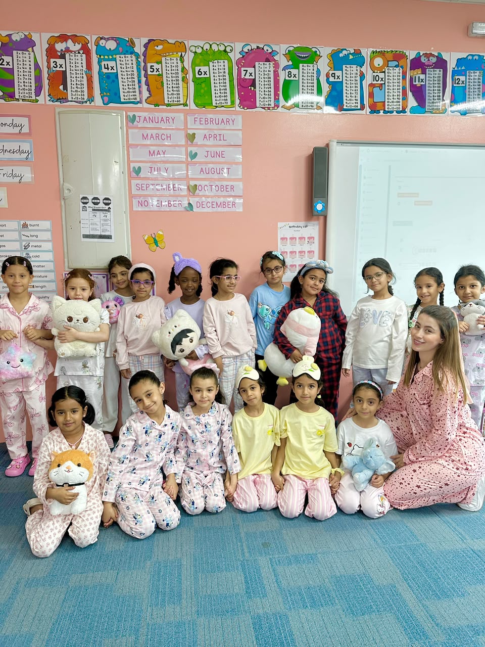 Happy classroom group photo